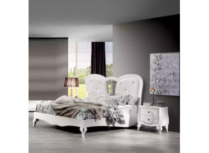 Bed 2x Nightstands 3 pcs. Bedroom Set Design Furniture Modern Luxury New