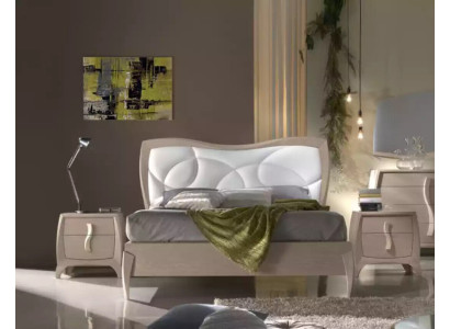 Ontwerp bed 2x nachtkastjes 3-delig. Luxe slaapkamer compleet set
