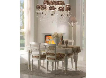 Eettafel 4 x Stoelen Set Garnituur Tafel Klassieke Eetkamerset 5-delig. Nieuw