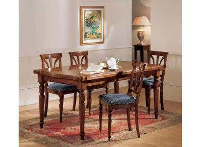 Ontwerp Eetkamerstoel Set Tafels 4x stoelen Eethoek Set 5-dlg.