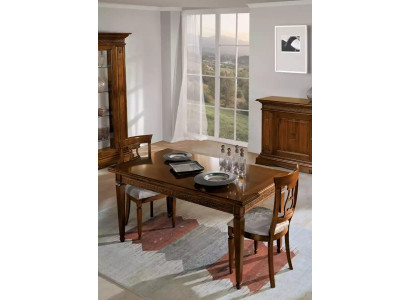 Complete eettafel 4x stoelen eetkamerset eetgroep bruin tafel 5-delig