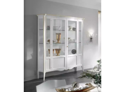 Vitrine Italiaanse luxe woonkamer meubels kast klassieke stijl hout
