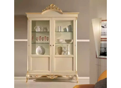 Ontwerp houten kast vitrinekasten Italiaanse stijl meubels dressoir