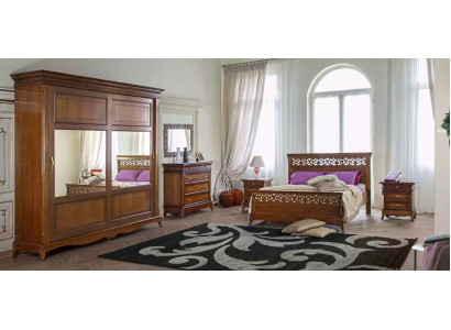 Bed 2x Nightstands 6-piece Bedroom Design Modern Luxury Bedroom.