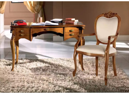 Hoge kwaliteit kantoor set bureau stoel bruin kantoormeubilair tafel hout