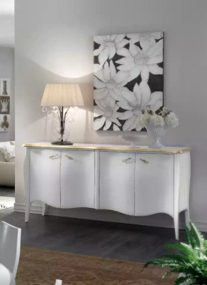 Sideboard ladekast woonkamer hout modern wit luxe kasten design