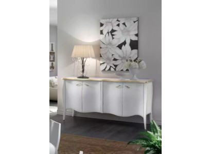 Sideboard ladekast woonkamer hout modern wit luxe kasten design