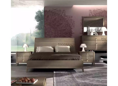 Bedroom bed sets Designer luxury complete 2x nightstands 3 pcs.