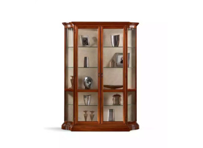 Vitrine glazen kast Vitrine woonkamer hout dressoir luxe meubels nieuw
