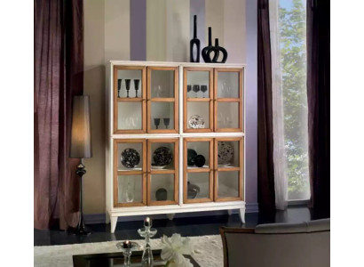 Vitrine Kasten Vitrines Hout Luxe Woonkamer Meubels Wit Kast Nieuw