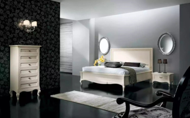 Bed 2x Nightstands 3 piece Bedroom Set Furniture Modern Luxury Beds