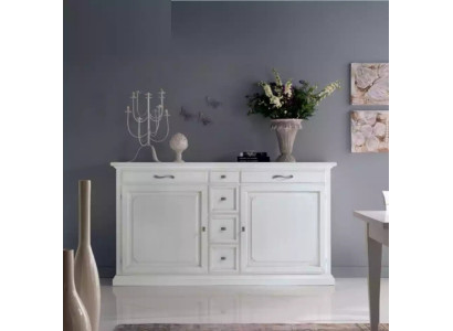 Luxe commode wit houten dressoir kast woonkamer meubels Italië