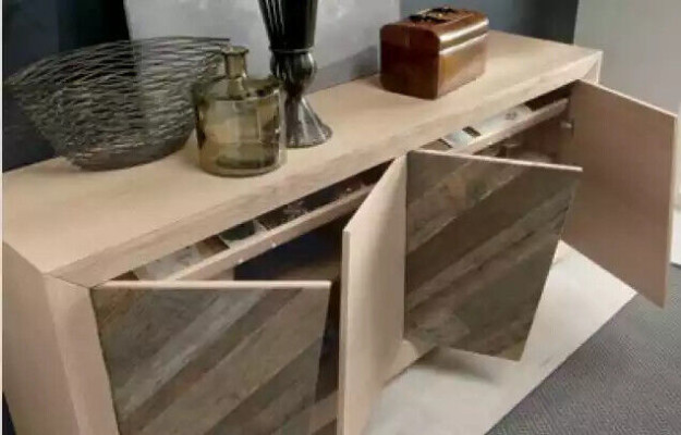 Dressoir Woonkamer Eetkamer Hout Luxe Ladenkast Meubels Bruin Nieuw