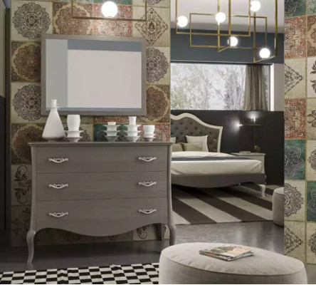 Ladekast Spiegel Ladenkast Kast Luxe Plank Meubel Set Nieuw 2-delig.