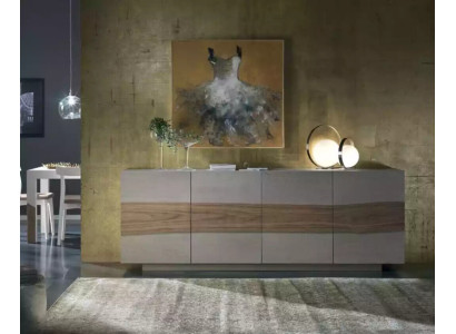 Ladekast kasten Hout Luxe dressoir Woonkamer meubels Kast Grijs