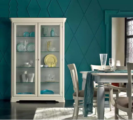Vitrine Glazen Kast Hout Woonkamer Vitrines Italiaanse Luxe Meubels