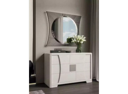 Commode met spiegel Luxe console commode Slaapkamer Nieuw 2-delige set