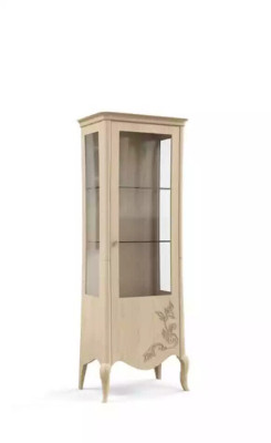 Italiaanse luxe meubel vitrine woonkamer glazen ontwerpkast nieuw.