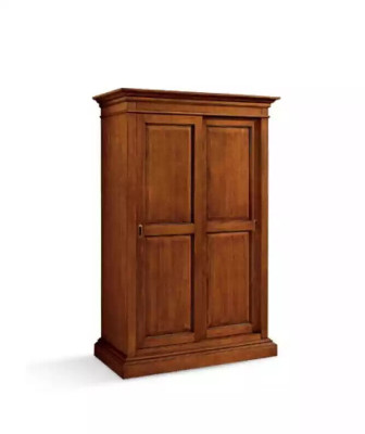 Massief houten kledingkast Slaapkamermeubels Kledingkast Bruin Kasten