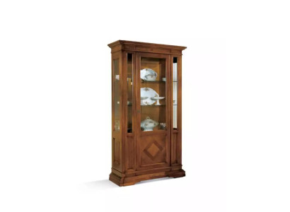 Woonkamer Luxe Vitrine Vitrinekast Hout Italiaanse Stijl Meubels