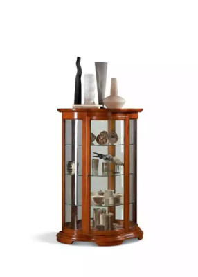Vitrine kast Plank Woonkamer Dressoir Klassieke meubels Planken Hout