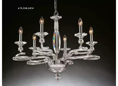 Kristallglazen kroonluchter lamp hanglamp klassieke kroonluchter.