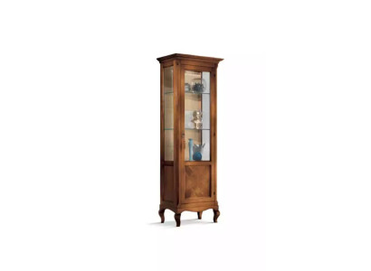 Mebel glazen kast vitrine hout vitrines glas kast planken Italië.