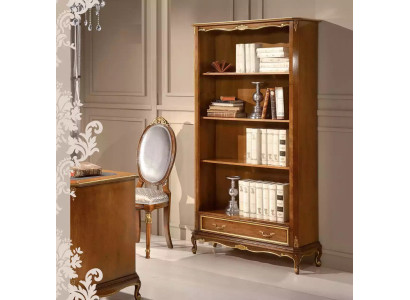 Boekenplank voor de woonkamer Klassiek bruine meubels Houten planken