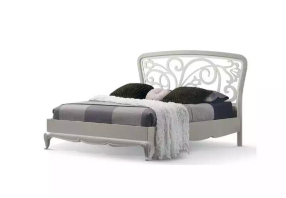 Italiaanse slaapkamermeubels Bed Luxe meubelontwerp Grijs Bedden Nieuw