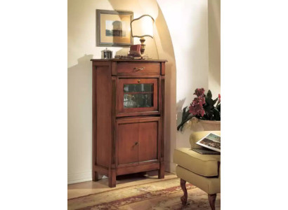 Vitrine glas bar kast huis kasten muur rek houten vitrine meubels