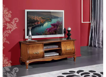 Klassieke bruine tv-standaard Luxe lowboard woonkamer meubelontwerp