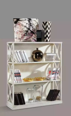 Klassieke Witte Boekenkast Houten Meubels Woonkamer Planken Nieuw