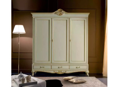 Klassieke stijl kledingkast kast houten garderobe slaapkamer nieuw