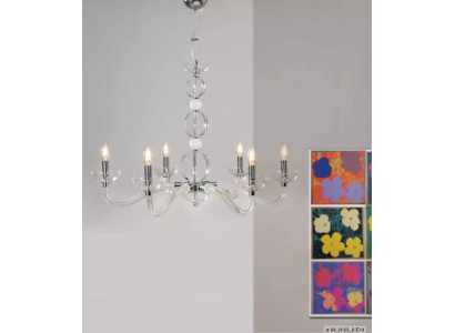 Kristallen kroonluchter plafond hanglampen kroonluchter 6x lampen nieuw