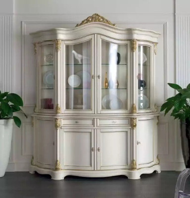 Vitrine Italiaanse luxemeubels Vitrines dressoir kast glasontwerp