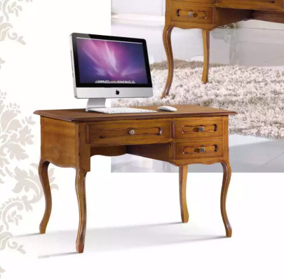 Klassiek bureau houten meubels bruin kantoor meubels laden