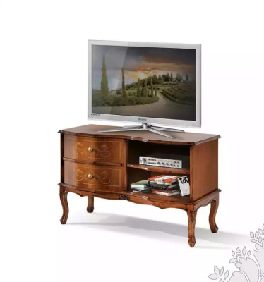 Klassieke ontwerper tv-standaard Luxe dressoir Lage kast Woonkamer Bruin