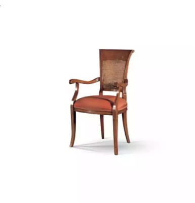 Textiel luxe meubels eetkamerstoel stoel met armleuning eetkamer design