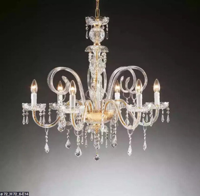 Kroonluchter Hanglamp Kroonluchter 72 x 72 cm Plafondverlichting