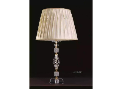 Luxe lamp tafellamp stijlvol beige tafellamp tafel kristal nieuw
