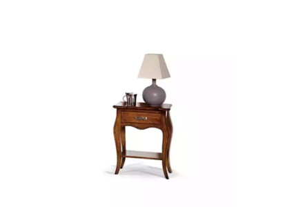 Slaapkamer nachtkastje Klassiek design Meubels Hout Luxe Bruin Nieuw