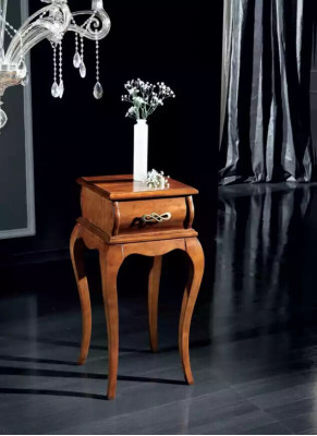 Klassieke bruine exclusieve bijzettafel houten woonkamer meubels