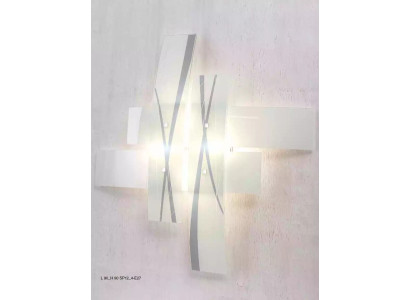 Wandkroonluchter Ontwerp Wit Licht Wandkroonluchter Muurverlichting Lamp