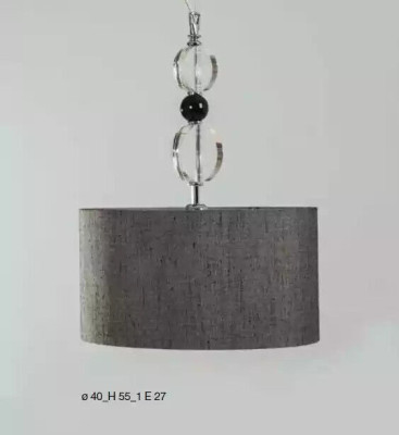 Kroonluchter plafond Kroonluchter grijs Klassieke hanglamp nieuw