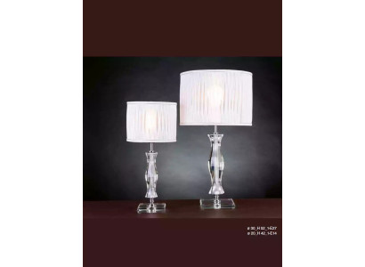 Klassieke witte tafellamp bureau lamp kristal verlichting.
