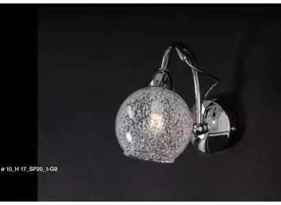 Zilveren wandkroonluchter Klassieke hanglamp Luxe designerlamp.