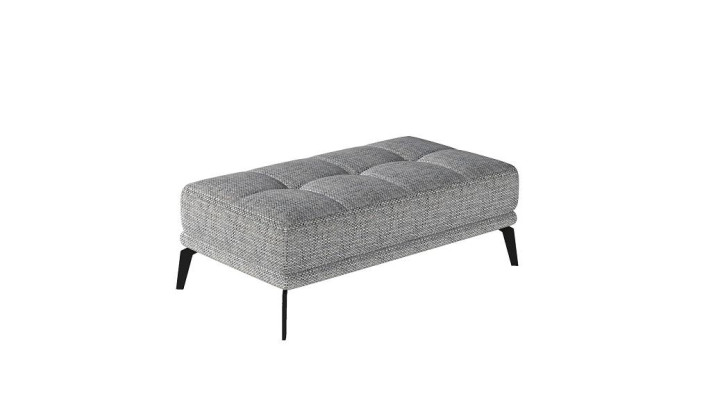 Lounge voetenbankje Hocker xxl Club Ottomaan Pufa Leer Textiel Ottomaanse Ontwerper Nieuw
