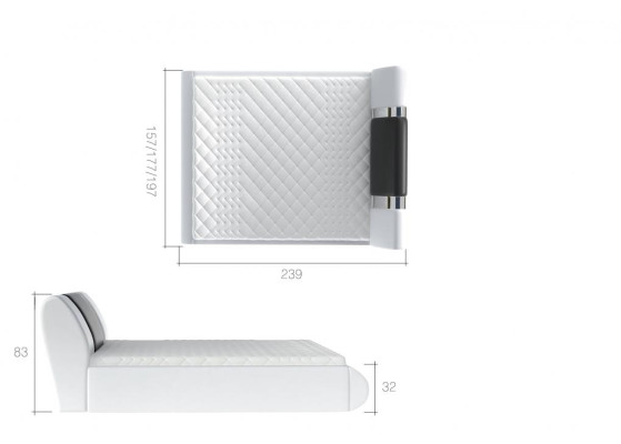 Luxe boxspringbed zwart wit Bedden Slaapkamermeubels Design Dubbel Hotel