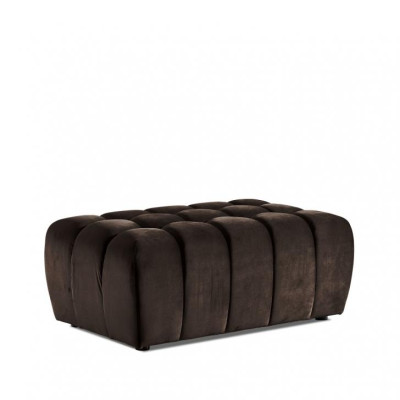 Hocker Voetenbank Bijzettafel Chaiselongue Zitbank Fluweel Stof