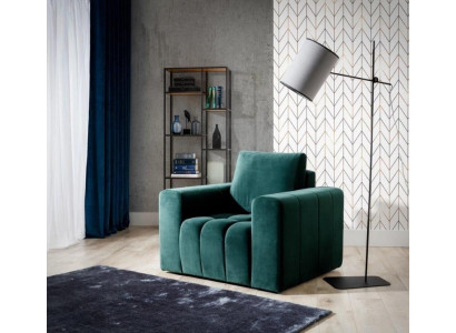 Fauteuil Bank Bank Ontspan Leder Lounge Kussen Club Zitter Luxe TV Design